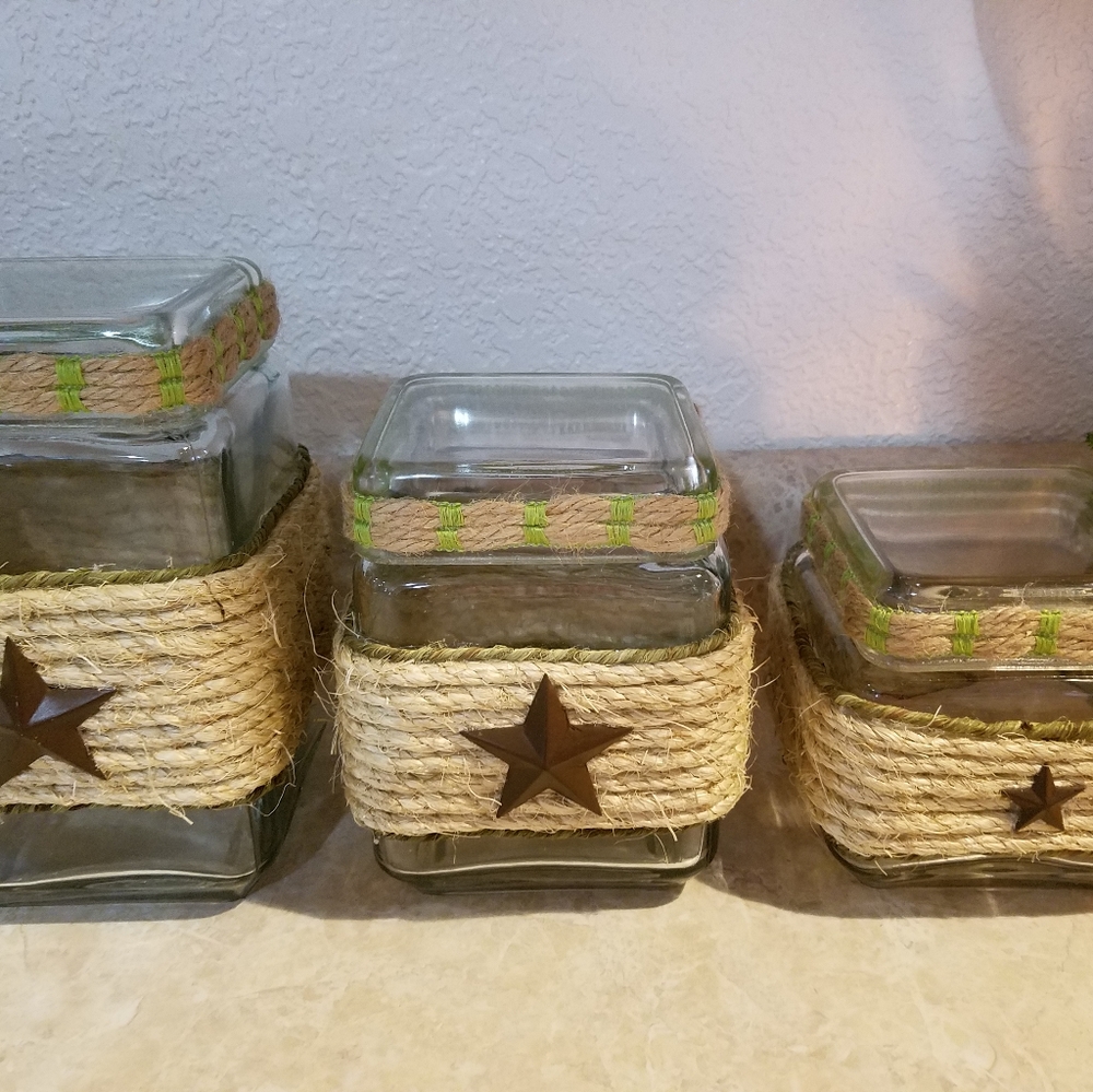 Rustic Canaster Set / 4ct. - Picture 4 of 8